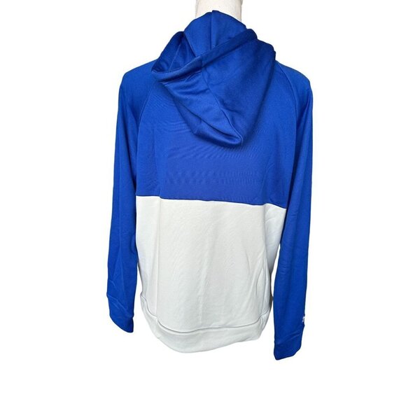 Under Armour Color Block Hoodie Women's Size Medium Blue White Gray New $70 - Picture 4 of 12